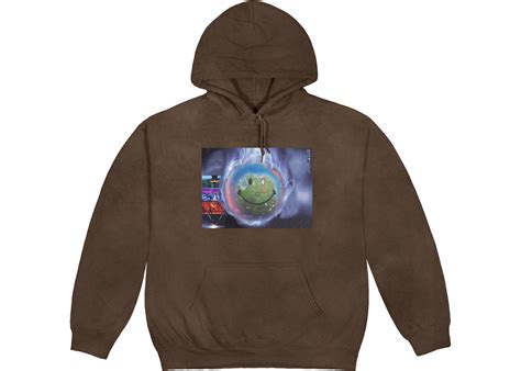 Travis Scott World Event Hoodie Bleached Black Men's - SS20 - US