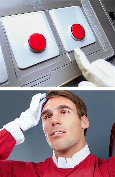 The ‘two buttons’ meme in real life : r/StableDiffusion
