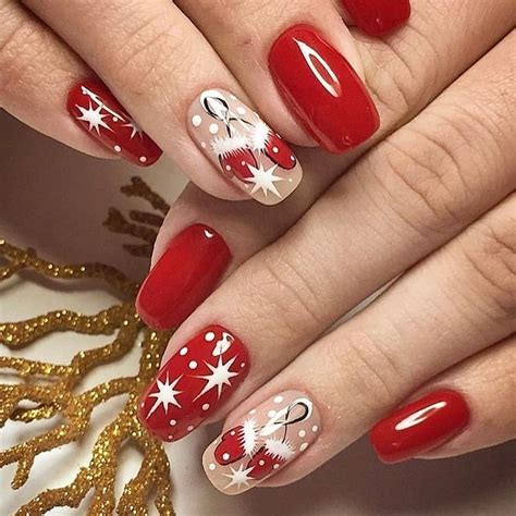 Xmas Nail Art, Christmas Nails Acrylic, Xmas Nails, Christmas Nail ...