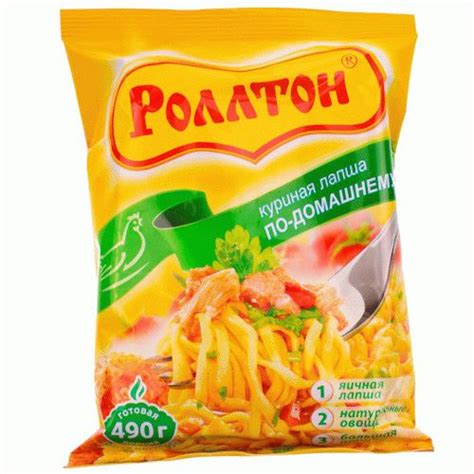Лапша быстрого приготовления с курицей по-домашнему, Роллтон, 85 гр