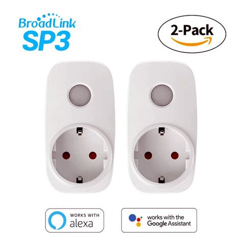 Broadlink SP3 Pack 2 enchufes WiFi Control remoto mediante telefono ...