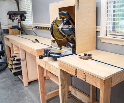 Quick easy diy miter saw station – Artofit