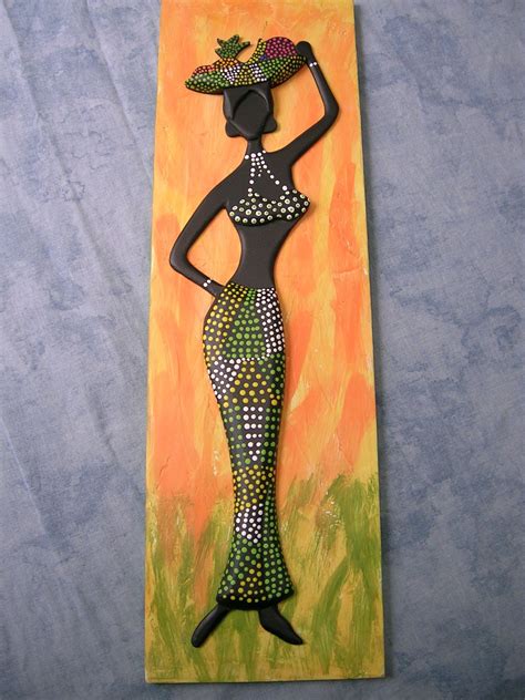 Afro-Colombian wall art that I painted. | African paintings, Africa art ...