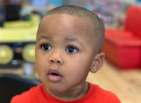 fade haircut black kids