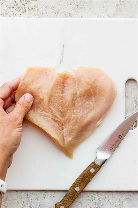 How to Butterfly a Chicken Breast - The Wooden Skillet