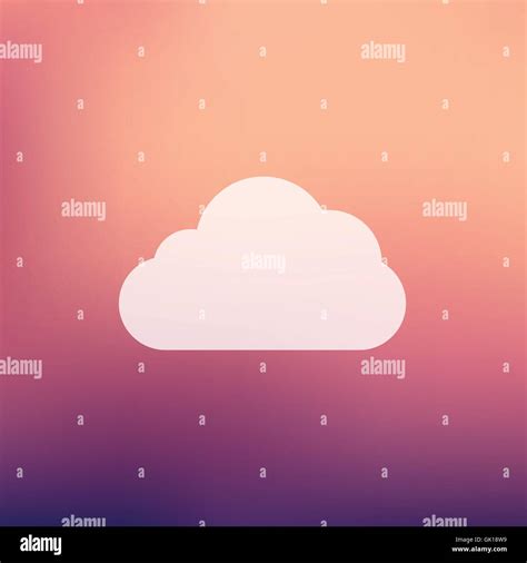 cloud  flat style icon stock vector image art alamy