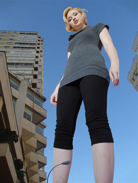 Blonde giantess by BeautifulGiantess on DeviantArt