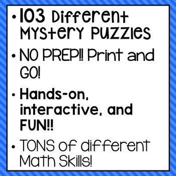 The Ultimate Math Mystery Puzzles Bundle by A Spoonful of Learning