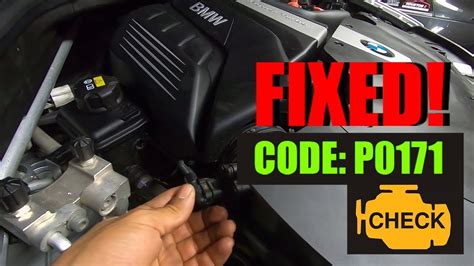 How To Fix Check Engine Light Code P0171 In a 2017 BMW X5! - YouTube