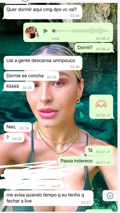 Foto: Gabi Martins postou uma série de prints para provar a traição de