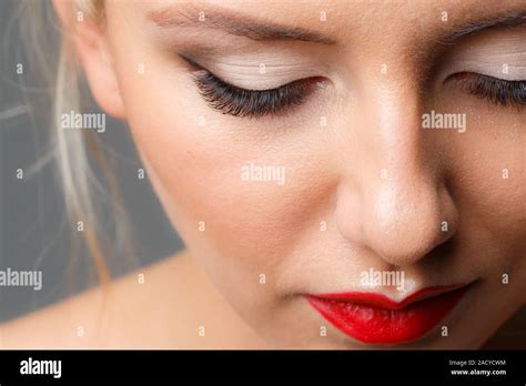 long eyelashes  res stock photography  images alamy