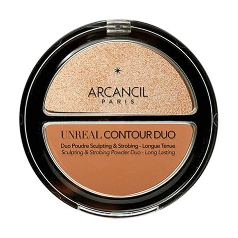 Пудра двойная для контуринга лица Arcancil Unreal Contour Duo 001 Gold ...