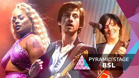 bbc iplayer glastonbury pyramid stage bsl friday