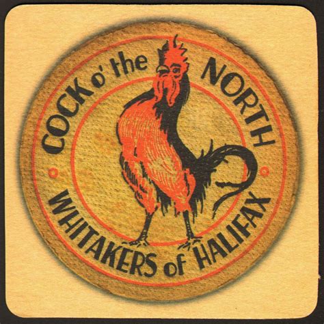 Cock O' the North - Whitakers of Halifax Sous Bock, Beer Coasters ...