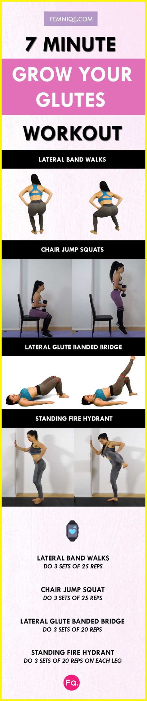 how to get a bigger buttocks with exercise at home