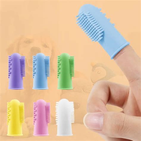 Силиконовые Зубные щетки для чистки кошек и собак | AliExpress
