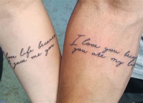 Quotes for couples tattoos – Artofit