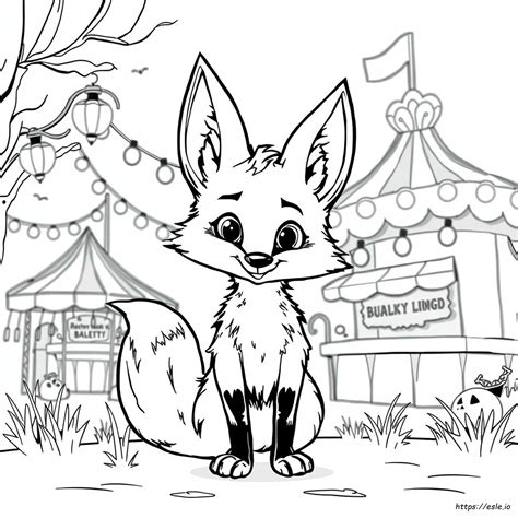 Withered Foxy Ausmalbilder