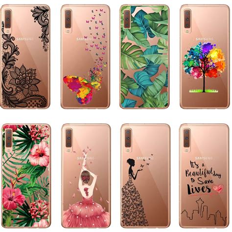 For Samsung A7 2018 A750 A750F Case 6.0 inch Soft Silicon Phone Case ...
