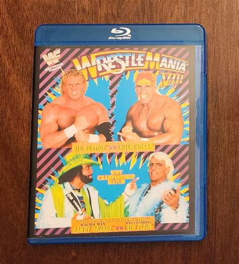 WWF Wrestlemania VIII 1992 Blu Ray - Etsy