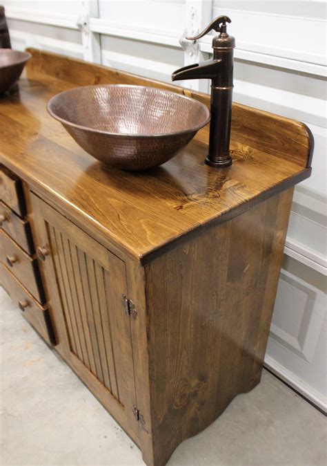 Rustic Farmhouse Bathroom Vanity – Rispa