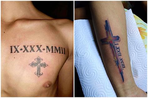 Roman Numerals Tattoo Side Wrist