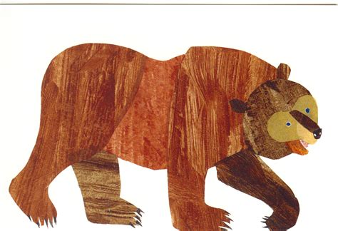 Eric Carle Postcard - Brown Bear | The Eric Carle Museum of Picture ...