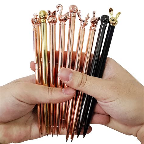 1 шт., металлическая шариковая ручка с кристаллами | AliExpress