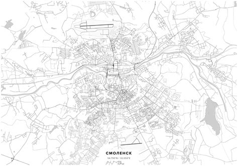 Карта Смоленска купить с доставкой — Mapny
