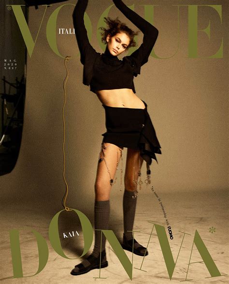Kaia Gerber Covers Vogue Italia May 2020 - Fashion Editorials - Minimal ...