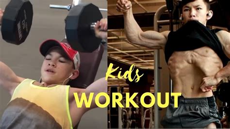 Kids Fitness, Kids workout, six pack kids work out motivation to get ...