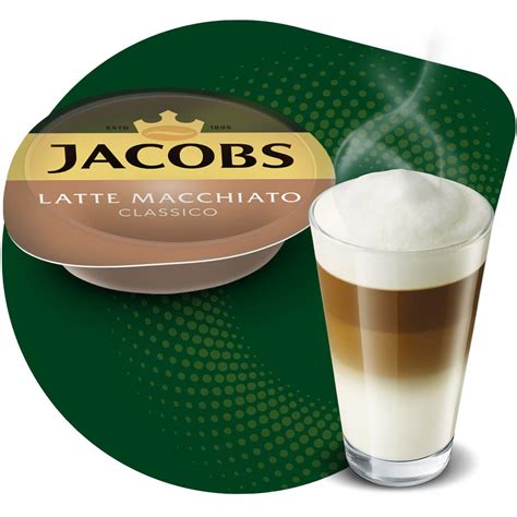 Kapsułki Tassimo Jacobs Latte Macchiato Classico 8 kaw białych XL
