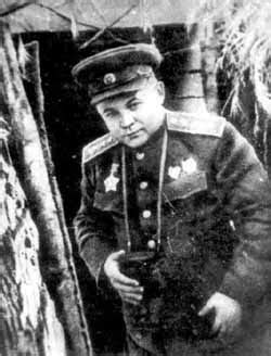 Командующий Воронежским фронтом генерал армии Ватутин Н.Ф.