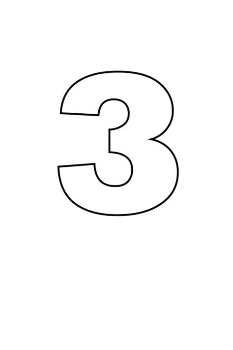 Free Printable Numbers Templates