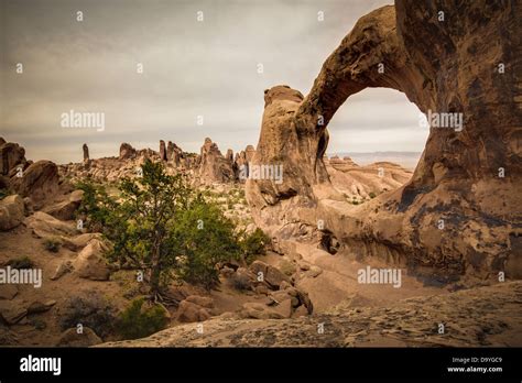 natural rock arch stock photo alamy