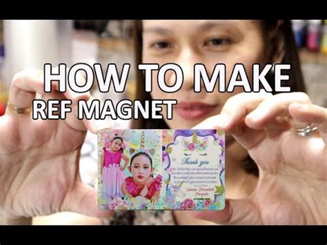 ref magnet step  step diy ref magnet fridge magnet