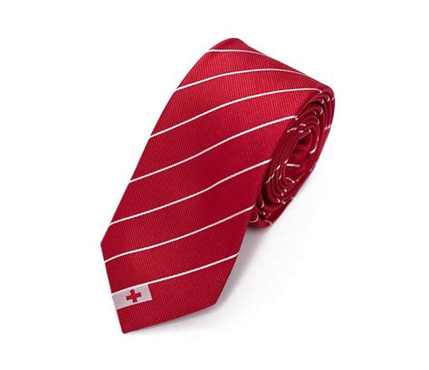 tonga skinny tie  inspired   tongan flag  kingdom