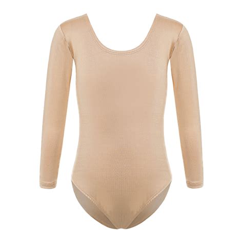 YONGHS Kids Girls Team Basic Gymnastics Ballet Dance Leotards Long