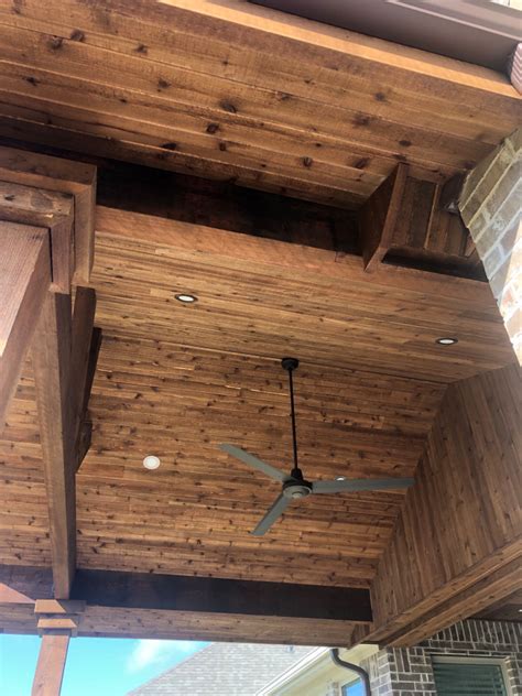 Tongue & Groove - Rustic - Patio - Dallas - by Buildometry | Houzz