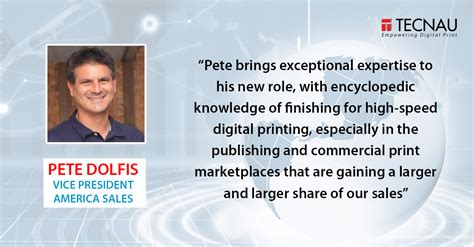 tecnau names pete dolfis  vice president america sales tecnau
