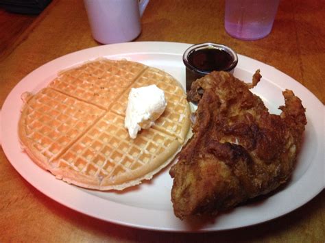Waffles and chicken, Roscoe's Chicken and Waffles, Hollywood, CA