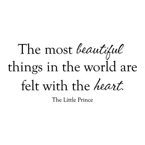 Most Beautiful Things Wall Quotes™ Decal | WallQuotes.com