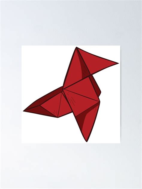 "Origami El profesor La Casa de Papel" Poster for Sale by metaminas ...