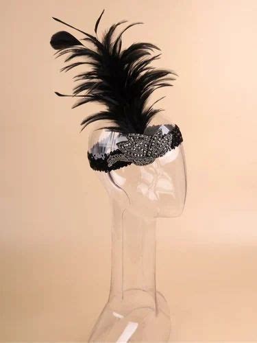 Women's Ostrich Feather Headpiece Wedding Headbands at Rs 75/piece ...