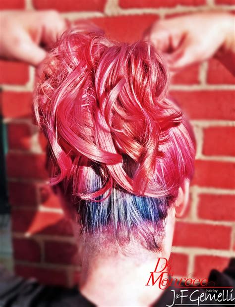 I know you love this "Cotton Candy Pink hair with a Peekapoo