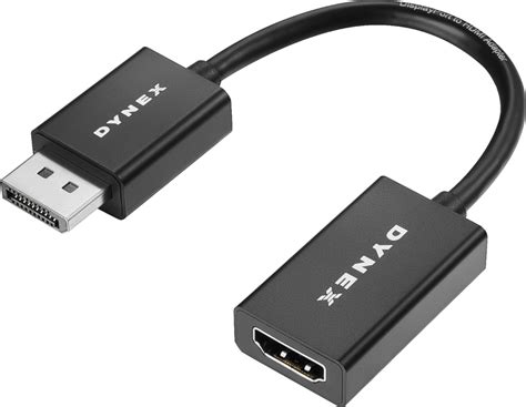 Questions and Answers: Dynex™ DisplayPort-to-HDMI Adapter Black DX ...