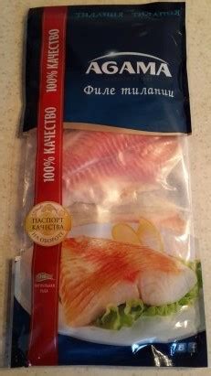 Рыба Agama seafood expert Филе тилапии | отзывы