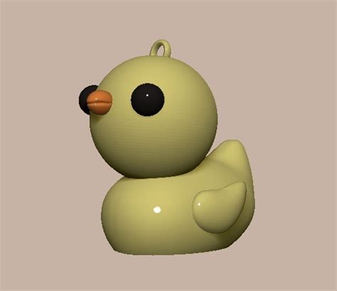 STL file cute duck - KEYCHAIN 🦆・3D printable model to download・Cults