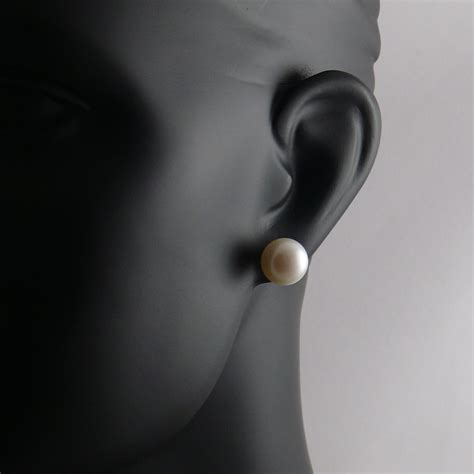 12mm Pearl Stud Earrings | The Real Pearl Co