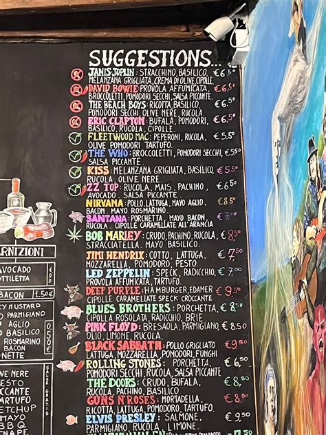 Menu at Donkey Punch pub & bar, Rome